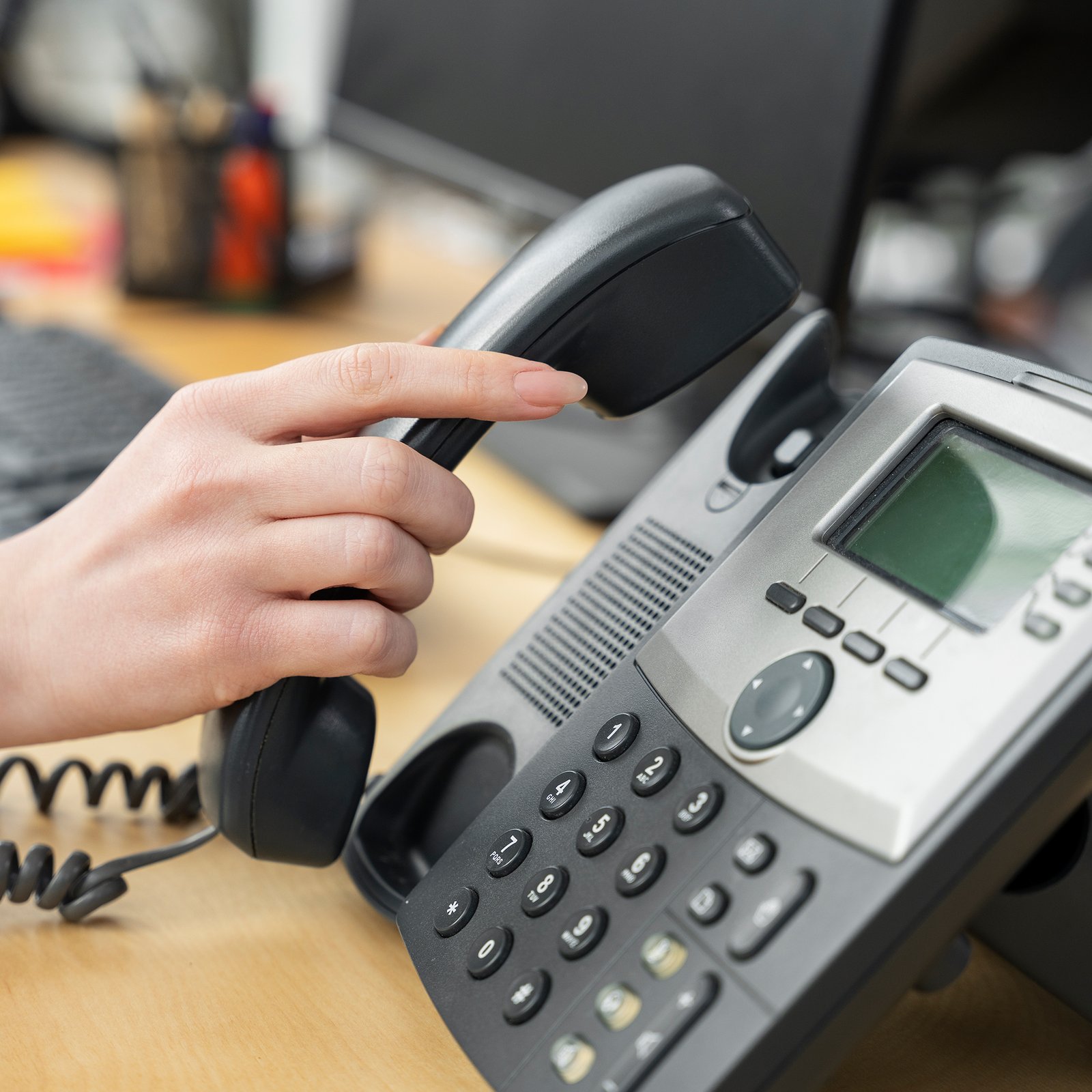 Telefon im Büro