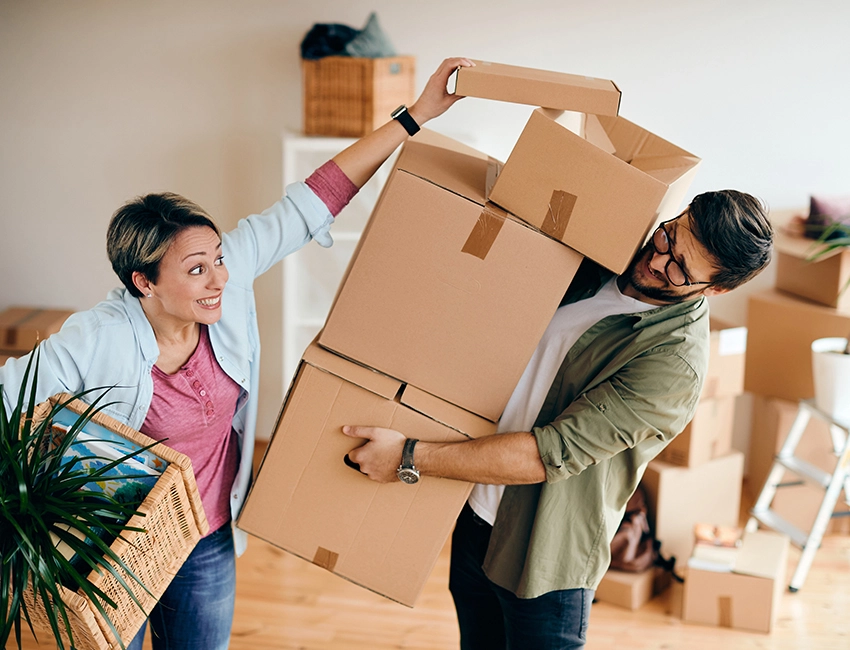 Umzug in eine Wohnung